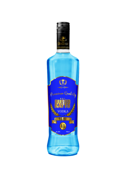 VODKA  RUSSB KAYTS BLUE LABEL SAB. PINK STRAWBERRY