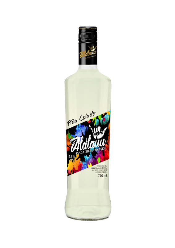 ALALAU PIÑA COLADA BEBIDA ALCOHÓLICA DE RON CON SABOR A PIÑA COLADA 750 ...
