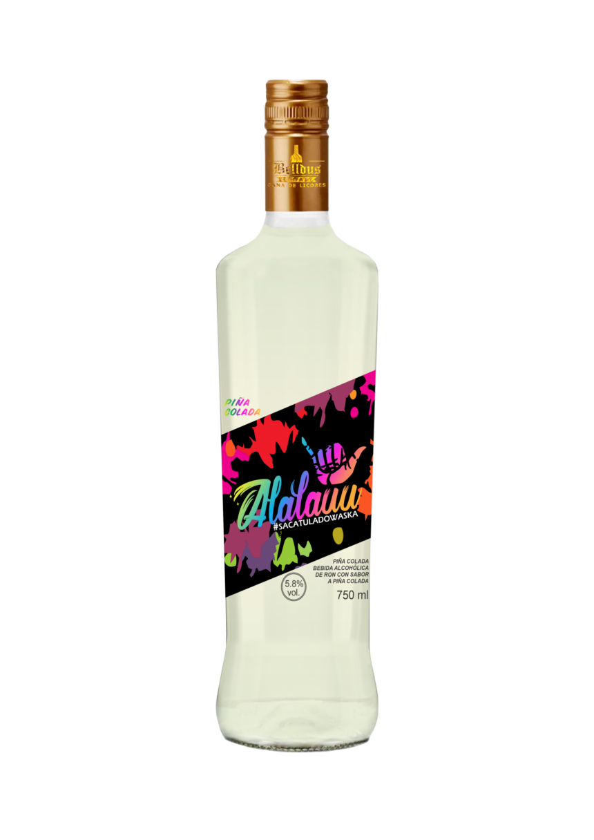ALALAU PIÑA COLADA BEBIDA ALCOHÓLICA DE RON CON SABOR A PIÑA COLADA ...