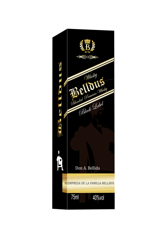 WHISKY BELLDUS BLACK LABEL Belldus Company